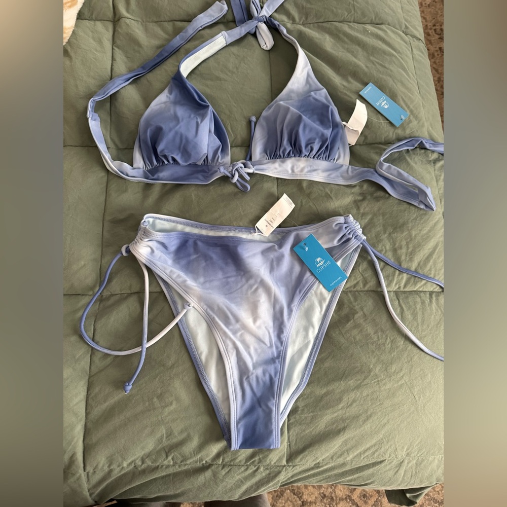 Cupshe High Waisted Bikini🩵